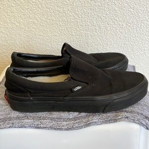 Mens Black slip on Vans